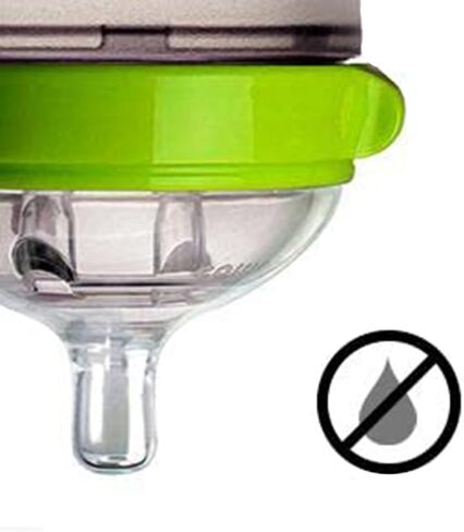 Bottle Collars Rings Replacement for Comotomo Baby Feeding Bottles, 4 Count (Green) in Kuwait