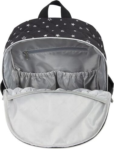 حقيبة ظهر للحفاضات من ستار مع وسادة تغيير محمولة وأشرطة لعربة الأطفال | حقيبة حفاضات سماوية سوداء متعددة الجيوب (سماء ليلية مرصعة بالنجوم) in Kuwait