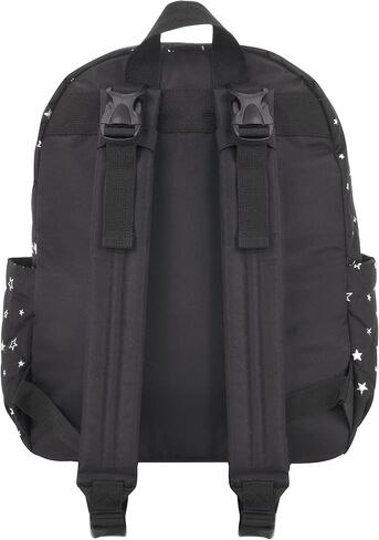 حقيبة ظهر للحفاضات من ستار مع وسادة تغيير محمولة وأشرطة لعربة الأطفال | حقيبة حفاضات سماوية سوداء متعددة الجيوب (سماء ليلية مرصعة بالنجوم) in Kuwait