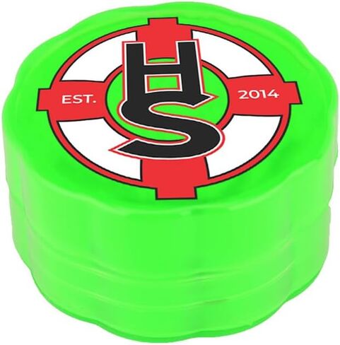 Herb Saver 2-Piece Herb Grinder - Medical Grade Plastic Grinder with Razor Sharp Teeth, Pocket-Sized, Durable & Portable - Ideal for Grinding Herbs and Spices(Black) in Saudi Arabia