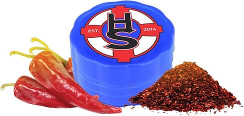 Herb Saver 2-Piece Herb Grinder - Medical Grade Plastic Grinder with Razor Sharp Teeth, Pocket-Sized, Durable & Portable - Ideal for Grinding Herbs and Spices(Black) in Saudi Arabia