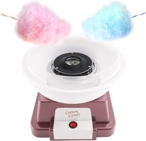 ماكينة حلوى القطن للأطفال، صانعة حلوى القطن لهدايا عيد الميلاد، هدايا عيد الميلاد مع 10 أعواد ومغرفة واحدة (وردي) in Kuwait