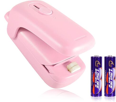 ماكينة إغلاق الأكياس الصغيرة من NOBVEQ، أداة تفريغ الهواء بالحرارة المحمولة، قاطعة مع حبل قصير و2 في 1، أداة ختم الحرارة، آلة إعادة غلق الأكياس المحمولة، للأكياس البلاستيكية، تخزين الطعام، الوجبات الخفيفة، النضارة in Kuwait