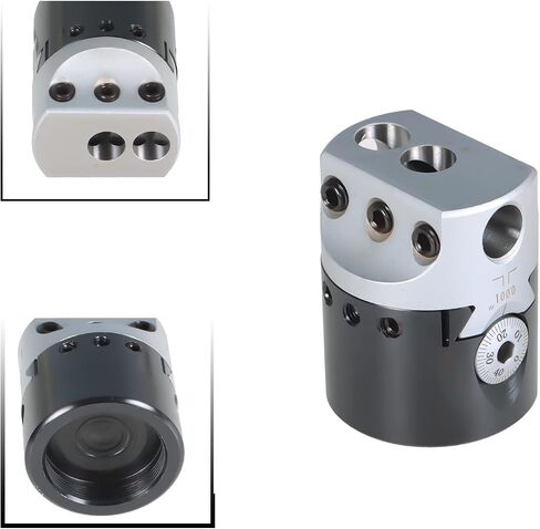 MT3-Metric12 Boring Head 2 Inch High Carbon Steel with 3Pcs Hex Keys for Boring and CNC Milling Machines in Saudi Arabia