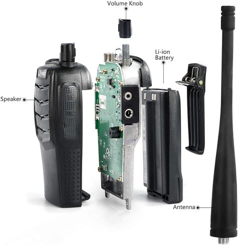 Walkie Talkies GMRS Radio for Adults Long Range Rechargeable 2 Way Radio with Flashlight for School Business Family 2 Pack in Saudi Arabia