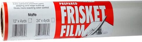 Grafix Extra Tack Frisket Film for Airbrushing, Retouching, Stencils, Rubber Stamping, Watercolors, and Masking 12" x 4 Yard Roll, Matte in Kuwait