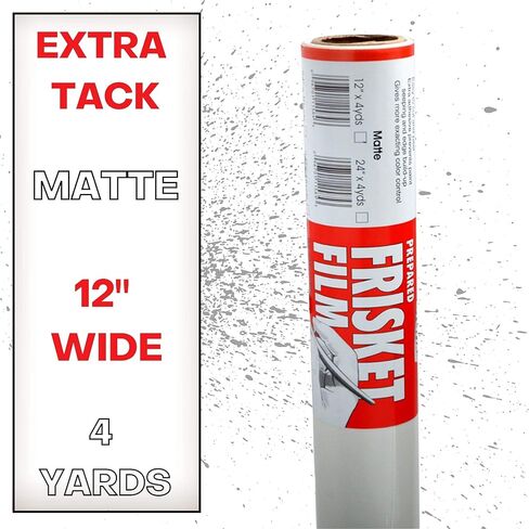 Grafix Extra Tack Frisket Film for Airbrushing, Retouching, Stencils, Rubber Stamping, Watercolors, and Masking 12" x 4 Yard Roll, Matte in Kuwait
