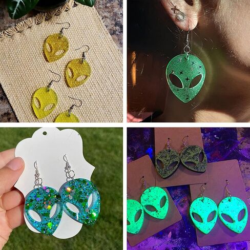 103Pcs Earring Resin Molds Kit, 3pcs Silicone Molds for Resin Jewelry Epoxy Casting Molds with Earring Hooks for DIY Unique Earrings, Epoxy Resin Molds, Earring Jewellery Craft Resin Casting Molds in Saudi Arabia