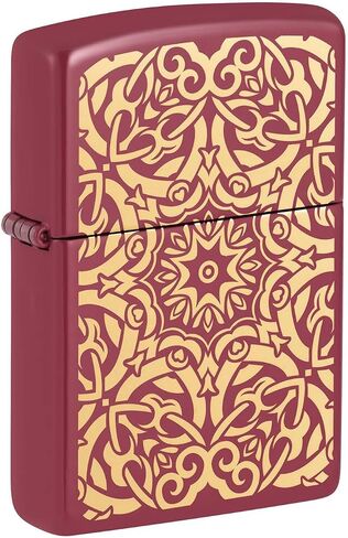 Zippo Lighter: Mandala Flower, Engraved - Brick 48704 in Saudi Arabia