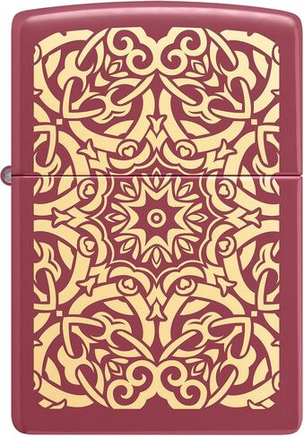 Zippo Lighter: Mandala Flower, Engraved - Brick 48704 in Saudi Arabia