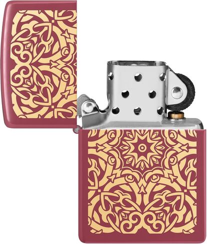 Zippo Lighter: Mandala Flower, Engraved - Brick 48704 in Saudi Arabia