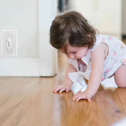 واقي مفاتيح الحائط، 6 قطع غطاء حماية لمفتاح الإضاءة، لوحة مفاتيح شفافة وغطاء مقبس، حاجز مفتاح الإضاءة، حماية الطفل، حماية الأضواء أو الدوائر من الفتح العرضي (6) in Kuwait