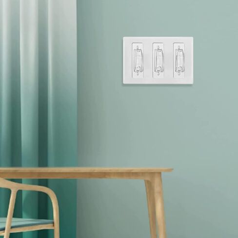 واقي مفاتيح الحائط، 6 قطع غطاء حماية لمفتاح الإضاءة، لوحة مفاتيح شفافة وغطاء مقبس، حاجز مفتاح الإضاءة، حماية الطفل، حماية الأضواء أو الدوائر من الفتح العرضي (6) in Kuwait