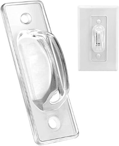 واقي مفاتيح الحائط، 6 قطع غطاء حماية لمفتاح الإضاءة، لوحة مفاتيح شفافة وغطاء مقبس، حاجز مفتاح الإضاءة، حماية الطفل، حماية الأضواء أو الدوائر من الفتح العرضي (6) in Kuwait