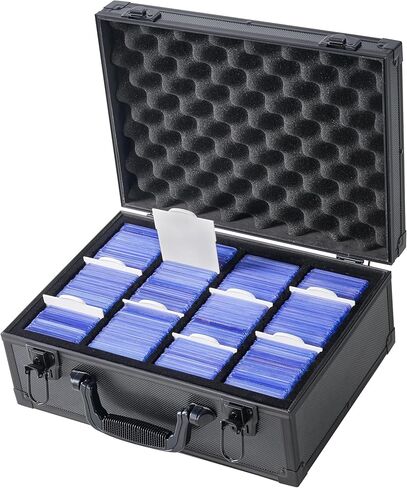 D DACCKIT Toploader Storage Box with Card Dividers for 530 3" x 4" 35pt Rigid Card Holders for Trading Cards & Sports Cards Compatible with Top Loaders & Magnetic Card Holders in Kuwait