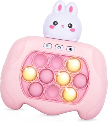 ArtCreativity Quick Push Pop It Game for Kids - Light Up Pop-It Game with 4 Modes for Hours of Fun - Fidget Toys for Kids - Handheld Travel Toys for Boys and Girls - Easter Pop It Gifts for Kids in Saudi Arabia