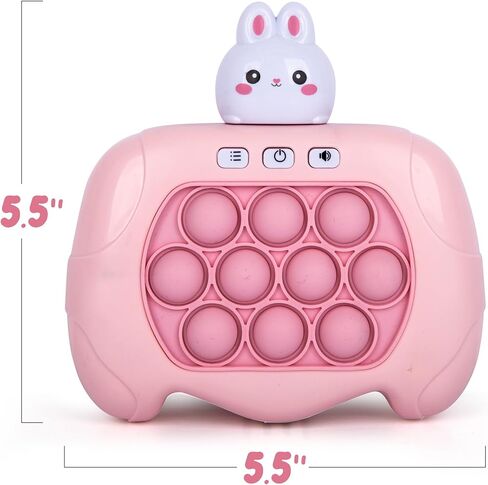 ArtCreativity Quick Push Pop It Game for Kids - Light Up Pop-It Game with 4 Modes for Hours of Fun - Fidget Toys for Kids - Handheld Travel Toys for Boys and Girls - Easter Pop It Gifts for Kids in Saudi Arabia