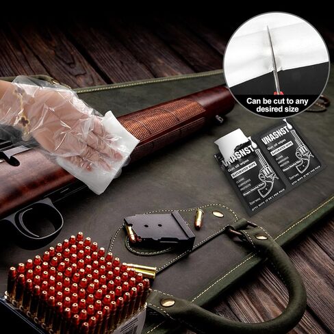 Single-Use Saturated Gun Cleaning Wipes Packets Comes Gun Oil Wipes with Highly Absorbent Cleaning Cloth,One-Step Gun Cleaning Oil Lubricant Field Wipes for Hunting (5pcs) in Saudi Arabia