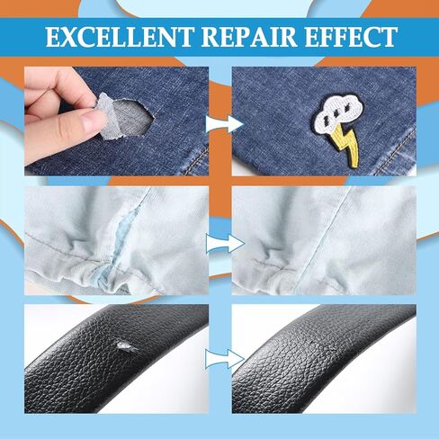 Fabric Glue, 3.72OZ Clear Glue for Clothing Permanent Washable, Glue for All Fabrics, Cotton, Flannel, Denim, Leather, Polyester, Doll Repair, 24 Hours Dry and Waterproof in Kuwait