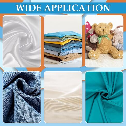 Fabric Glue, 3.72OZ Clear Glue for Clothing Permanent Washable, Glue for All Fabrics, Cotton, Flannel, Denim, Leather, Polyester, Doll Repair, 24 Hours Dry and Waterproof in Kuwait