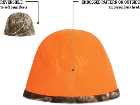 قبعة هوت شوت الصوفية المموهة ذات الوجهين للرجال من هوت شوت - بليز/ريلتري إيدج مموهة للصيد في الهواء الطلق in Kuwait