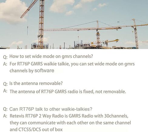 أجهزة اتصال لاسلكية عالية الطاقة من Retevis RT76P للبالغين، أجهزة راديو GMRS ثنائية الاتجاه طويلة المدى قابلة لإعادة الشحن، NOAA، شاشة LCD، للصيد والمشي لمسافات طويلة والتخييم (3 عبوات) in Saudi Arabia