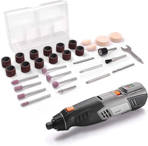 Rotary Tool, 4V Cordless Mini Rotary Multi-Tool Kit, 31pcs Accessories Kit, 2 Variable Speed for Carving, Engravingand Polishing in Saudi Arabia