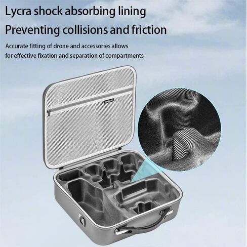 حقيبة حمل Mavic 3 Pro، حقيبة محمولة من جلد البولي يوريثان مع حزام كتف لـ DJI Mavic 3 Pro مع وحدة تحكم DJI RC Pro Fly More/Cine Premium Combo Accessories in Kuwait