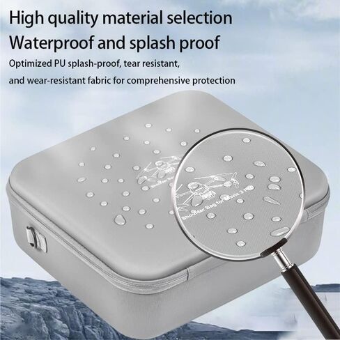 حقيبة حمل Mavic 3 Pro، حقيبة محمولة من جلد البولي يوريثان مع حزام كتف لـ DJI Mavic 3 Pro مع وحدة تحكم DJI RC Pro Fly More/Cine Premium Combo Accessories in Kuwait