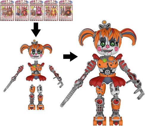 شخصية Funko Action: Five Nights at Freddy's (FNAF) Pizza Sim: Orville Elephant - FNAF Pizza Simulator - قابلة للتجميع - فكرة هدية - بضائع رسمية - للأولاد والبنات والأطفال والكبار in Saudi Arabia