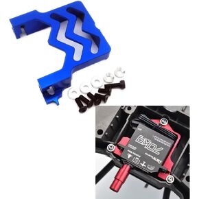 Aluminum Servo Mount Radiation Design Compatible with 2075 2075X Servo Blue for Traxxas 1/5 X-Maxx X Maxx 1/6 XRT 7749