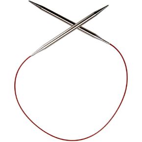 ChiaoGoo Red Lace Circular 24 inch (61cm) Stainless Steel Knitting Needle Size US 11 (8mm) 7024-11