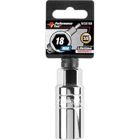 Performance Tool W38168 3/8-Inch Drive 18mm Spark Plug Socket