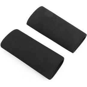 Motorcycle Handle Cover, 2pcs Motorcycle Non-Slip Anti Vibration Soft Foam Handlebar Grip Cover, Black