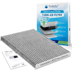 Tested MERV 13 Cabin Air Filter with Activated Carbon, CF10550 for Nissan Rogue (2008-2013), Rogue Select (2014-2015), Sentra (2007-2012).