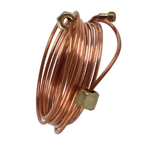 Mechanical Oil Pressure Gauge Tubing Kit 72in Copper Tubing Comes with Install Fittings for Car and Truck Achieve Efficient Oil Pressure Reader Setup
