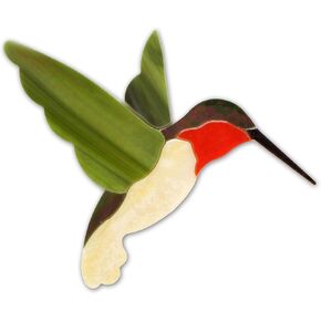 مجموعة Delphi Glass Green Hummingbird الفاخرة مسبقة القطع