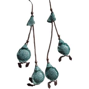 Women Latkan for Lehenga with Handmade Ethnic Decorative Hanging Sewing Tassel (Turquoise)