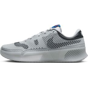 NikeCourt Air Zoom Vapor 11 Attack Men's Shoes (FN2152-001, Light Smoke Grey/White/Signal Blue/Black)