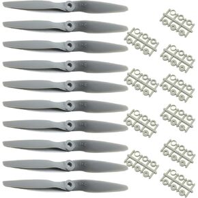 6040 Model Airplane Propeller, 60X40 RC Propeller for Propeller Props efficient Propeller for cw 10 propellers with Propeller Adapter Rings Five Pairs of Plastic rfixed Pitch Propeller rc.wurenji