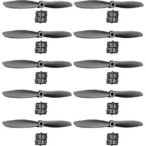 6045 rc Plane Propeller, 6x4.5 Plane Propeller Drone Propeller is Suitable for Quadror Drone Vector Stunt Plane Propeller 10 Pieces of Fixed Pitch Propeller.wurenji