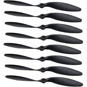 8060 Propeller, 8 Propeller Props Used for Remote Control of Aircraft Quadcopter Black Soft Propeller Blades 3.17 Shaft Diameter XDD Motor Prop Accessories