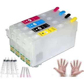 812-XL Ink Empty Refillable Ink Cartridges with Chip Suitable 812-XL Empty Cartridge Printers Used for Regular Or Sublimation Ink Cartridges