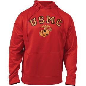 Rothco USMC Eagle, Globe, and Anchor Pullover Hooded Sweatshirt – United States Marine Corps Hoodie