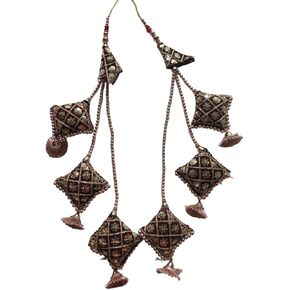 Lehenga Latkan for Women, Sewing, Handmade Ethnic Decorative Hanging Tassel (White)