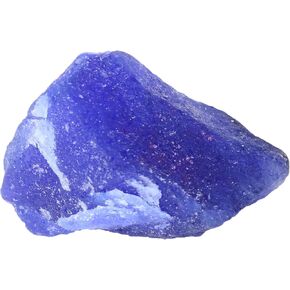 REAL-GEMS Natural Blue Sapphire 28 Ct. Crystal Healing Raw Rough Loose Gemstone AXA-2