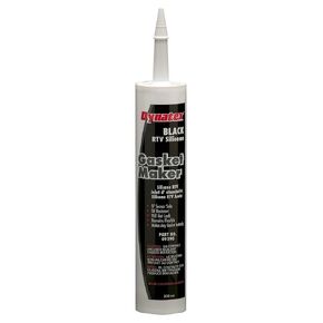 49290 Low Volatile RTV Silicone Gasket Maker, 0 to 500 Degree F, 300mL Cartridge, Black