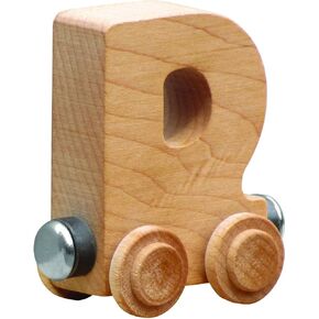 NameTrains Clear Finish Letter Car - Made in USA (D)