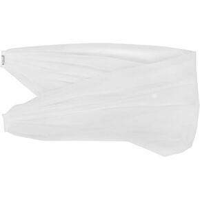 Removable Puff Sleeves for Wedding Dress Tulle Detachable Sleeves Mesh Arm Sleeve Cover Add On Wedding Bridal Accessories, 104.00X46.00X0.50CM, White