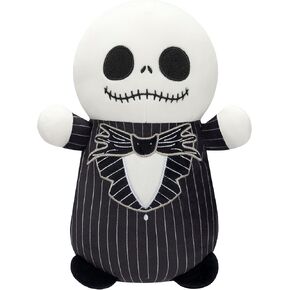 Squishmallows Original Disney 10-Inch Jack Skellington HugMees - Medium-Sized Ultrasoft Official Jazwares Plush